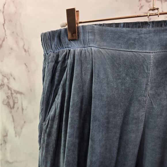 Anthropologie Pants Womens Light Small Blue High Rise Pull On Blouson Tina Jo - Picture 2 of 12